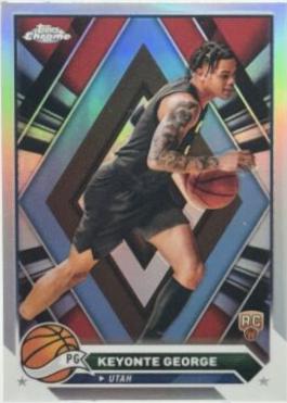 Keyonte George #153 Basketball Cards 2023 Topps Chrome