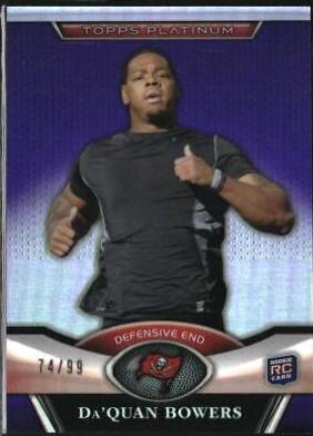 DA'Quan Bowers #107 2011 Topps Platinum Football