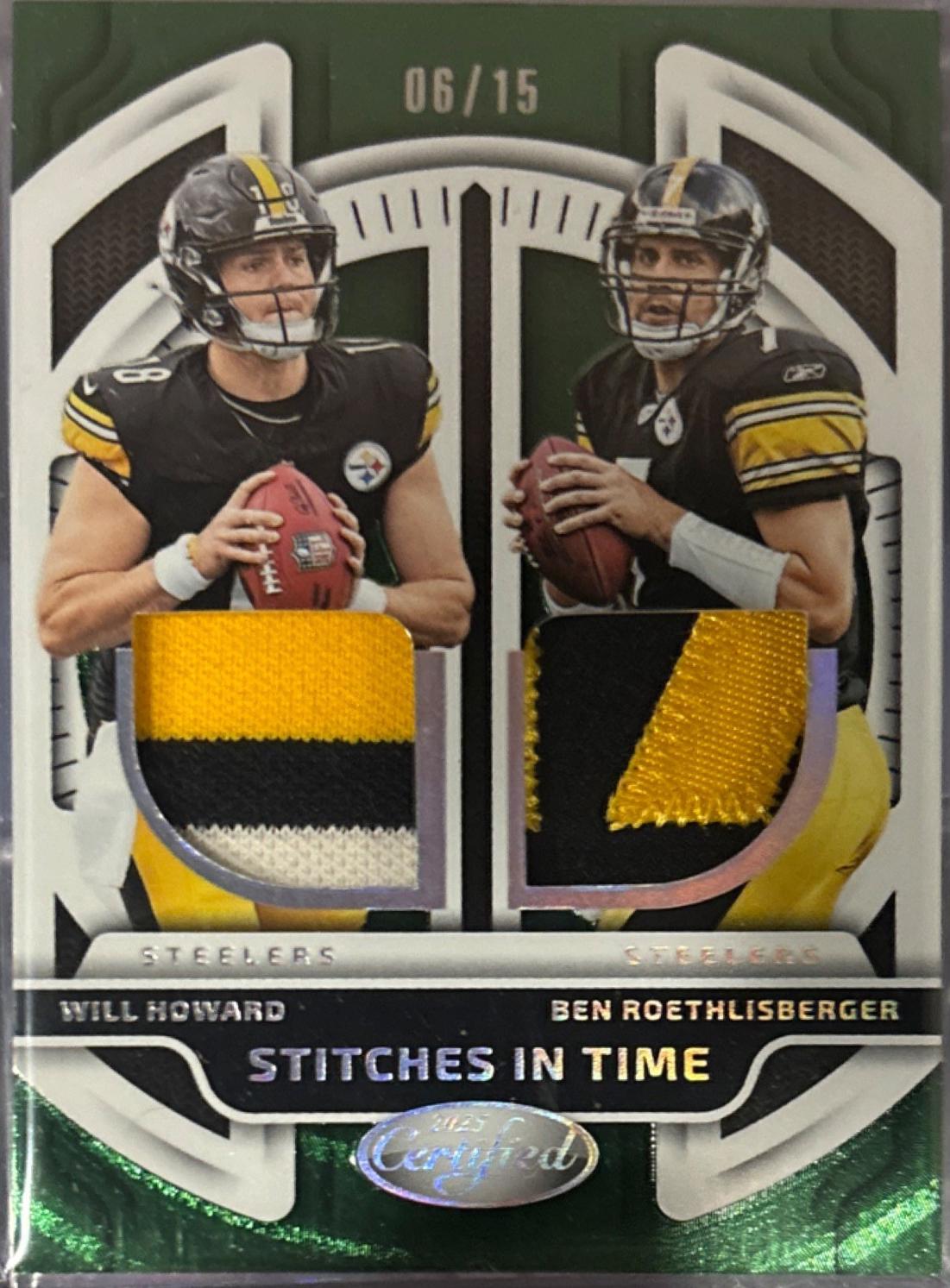 Will Howard / Ben Roethlisberger [Green] #SITD-WHBR