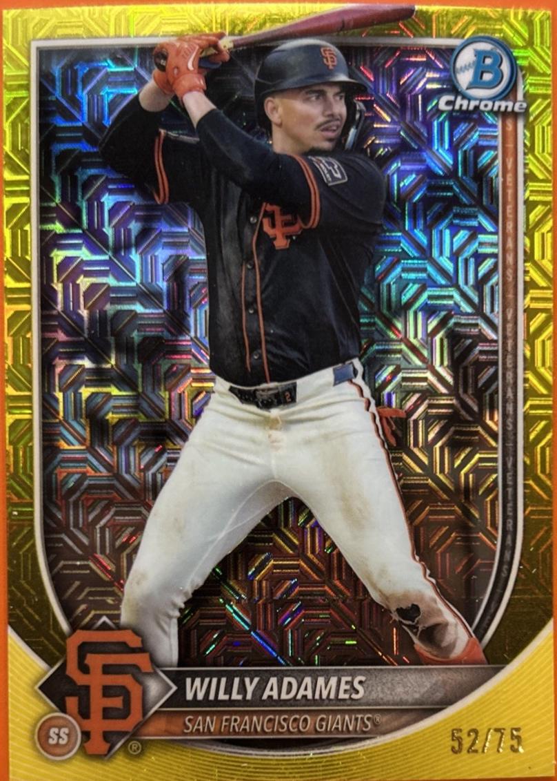 Willy Adames [Yellow Refractor] #14