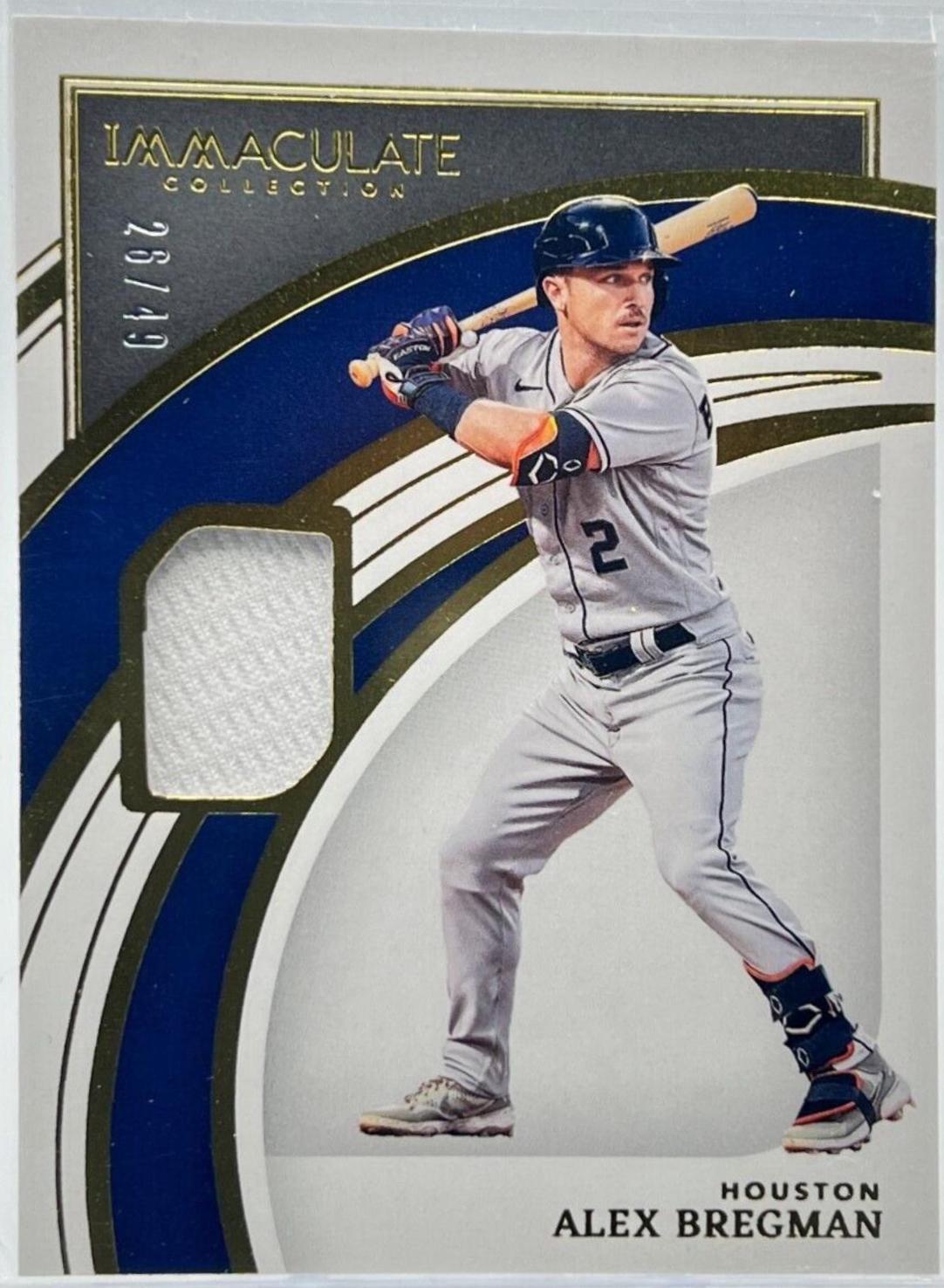 Alex Bregman #5 Baseball Cards 2022 Panini Immaculate