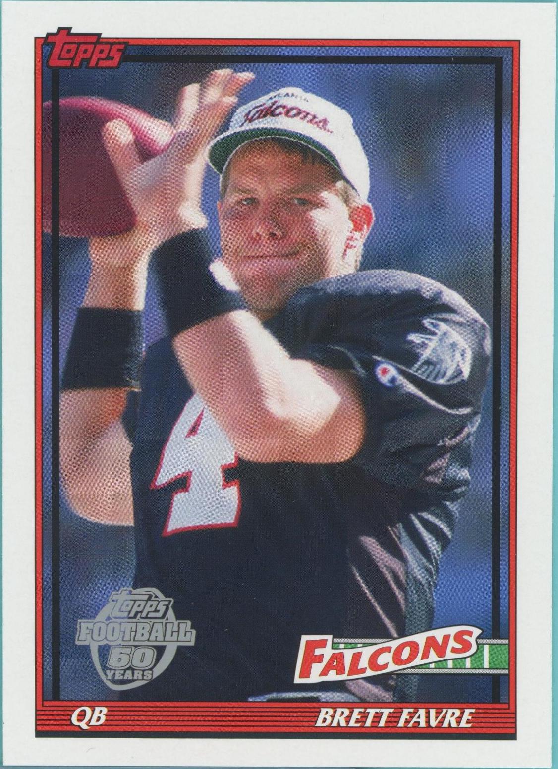 Brett Favre #4 Football Cards 2005 Topps Throwbacks Promos