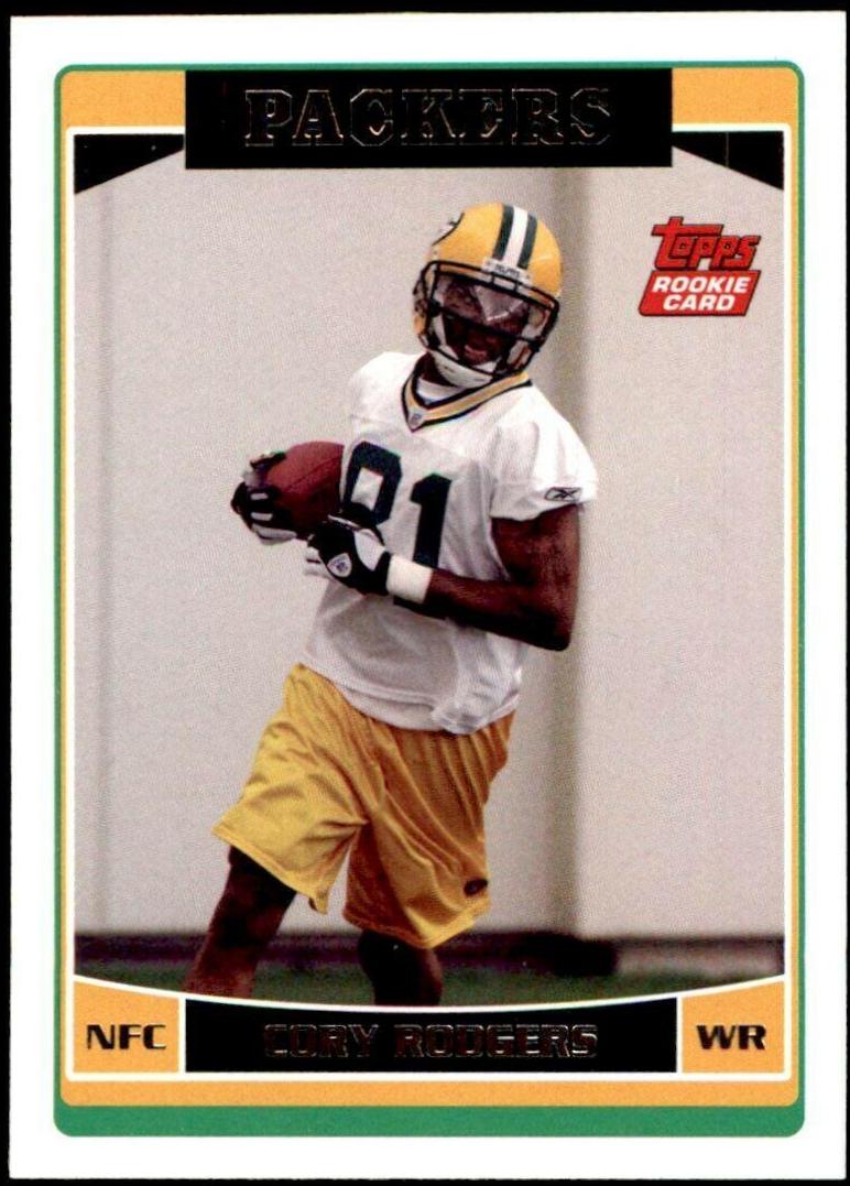 Cory Rodgers #336 Football Cards 2006 Topps