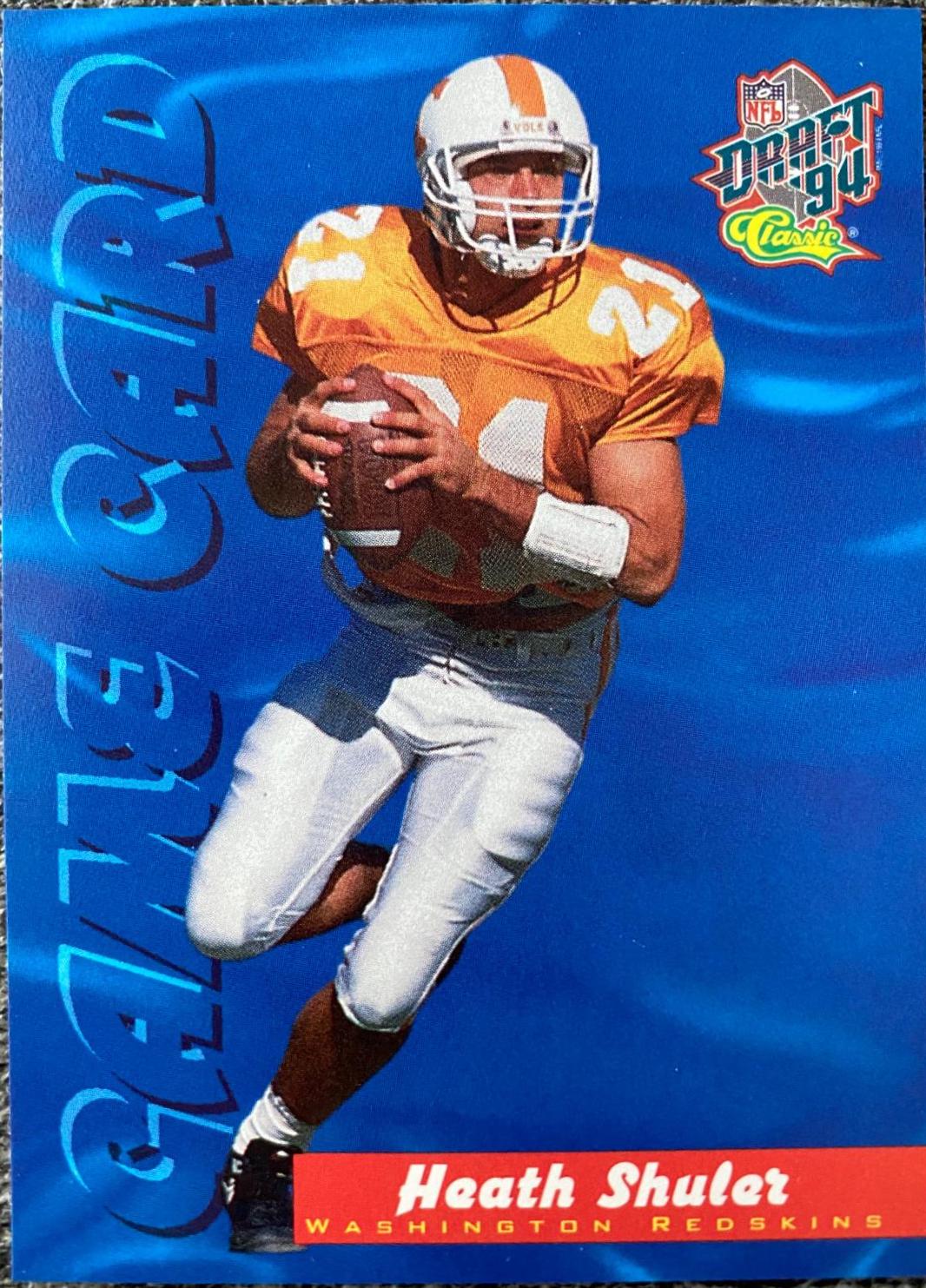 Heath Shuler #3 Football Cards 1994 Classic Game Cards