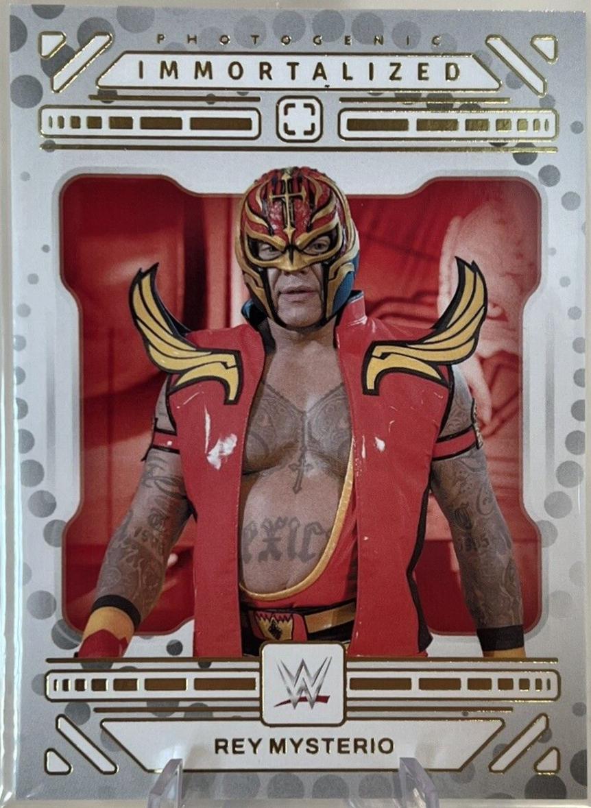 Rey Mysterio #3 Wrestling Cards 2024 Panini PhotoGenic WWE Immortalized