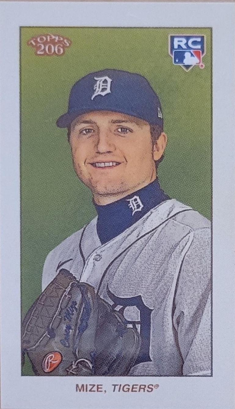 Casey Mize #25 - Wave 2 Baseball Cards 2021 Topps T206