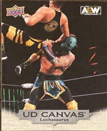 Luchasaurus #C9 Wrestling Cards 2022 Upper Deck AEW UD Canvas
