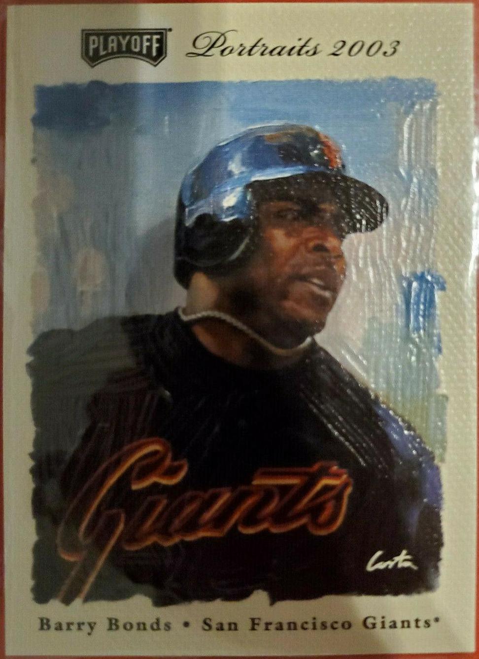 Barry Bonds #29 Baseball Cards 2003 Playoff Portraits