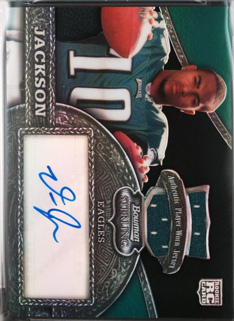 Desean Jackson [Jersey Autograph Black Refractor] #169