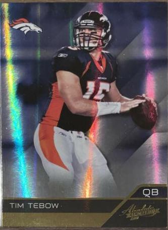 Tim Tebow #34 Football Cards 2011 Panini Absolute Memorabilia