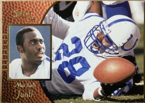 Marshall Faulk #2 Football Cards 1996 Select