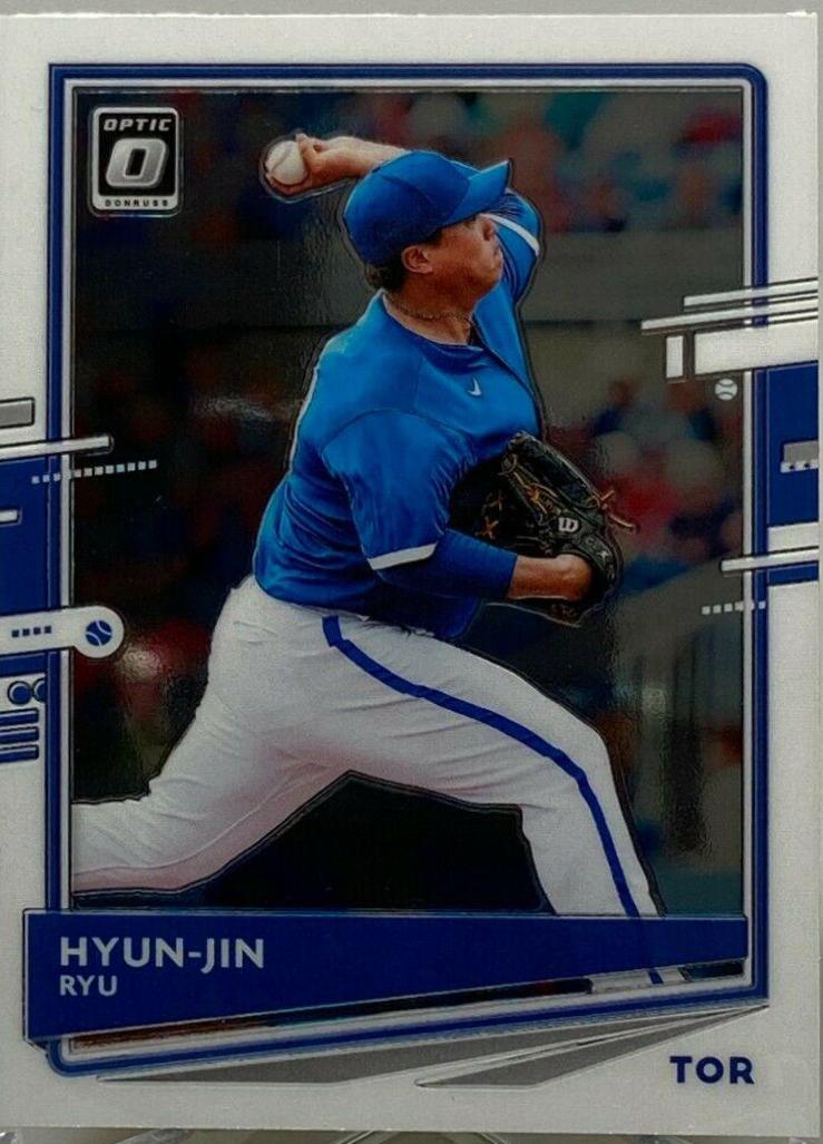 Hyun Jin Ryu #107 2020 Panini Donruss Optic Baseball