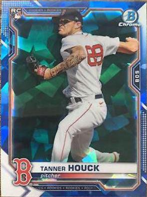 Tanner Houck #13 2021 Bowman Chrome Sapphire Baseball