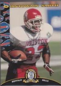 Antowain Smith #9 Football Cards 1997 Panini Score Board NFL Rookies