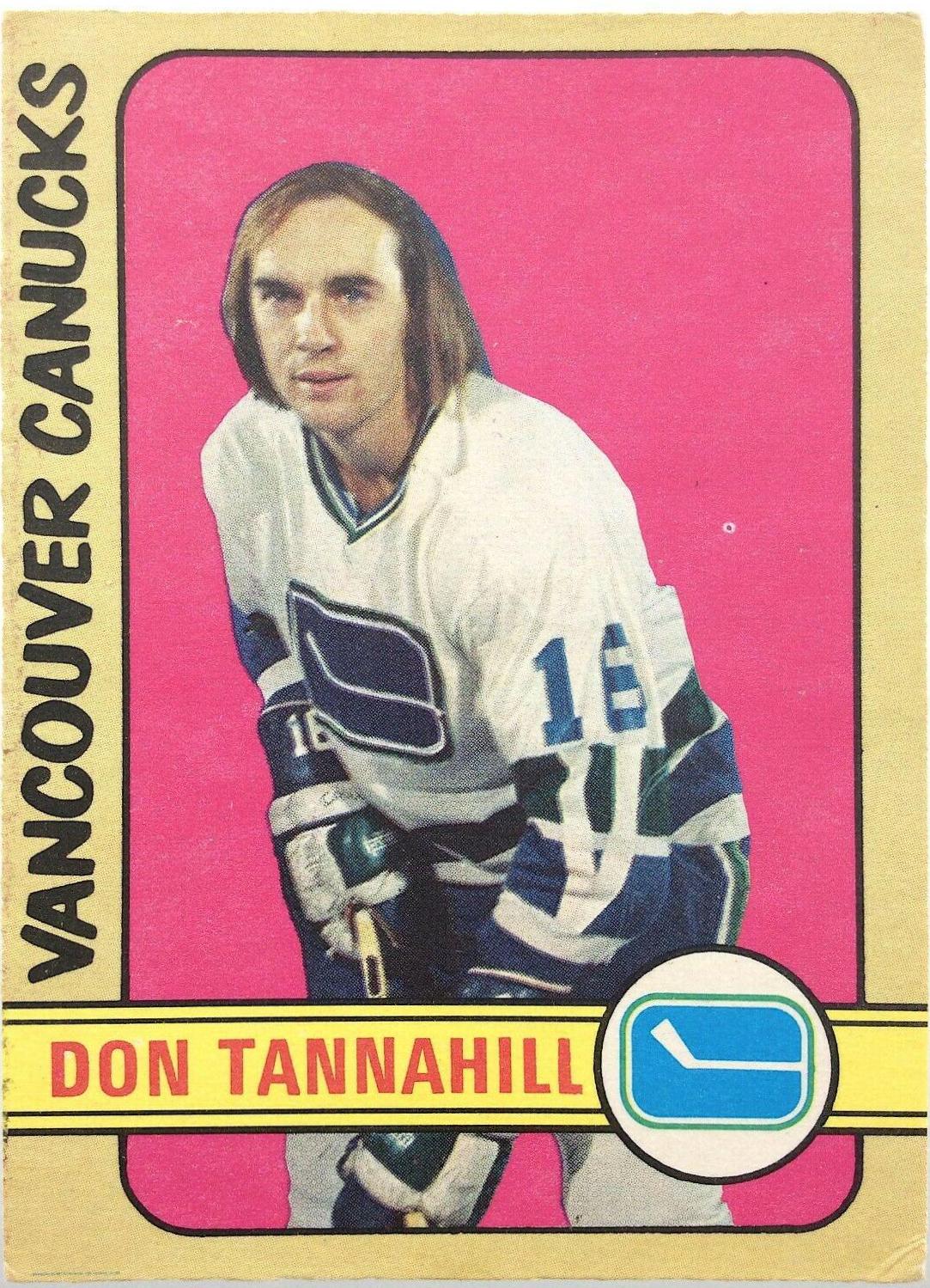 Don Tannahill #238 Hockey Cards 1972 O-Pee-Chee