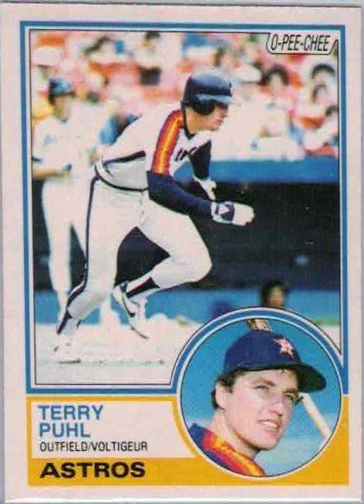 Terry Puhl #39 Baseball Cards 1983 O Pee Chee