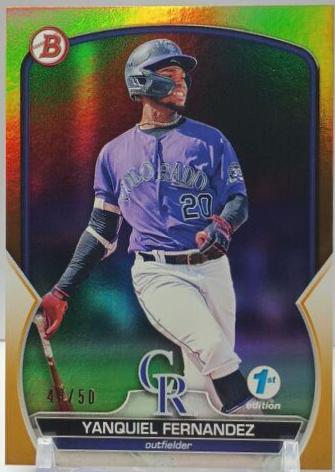 Yanquiel Fernandez [Gold] #BPPF-30