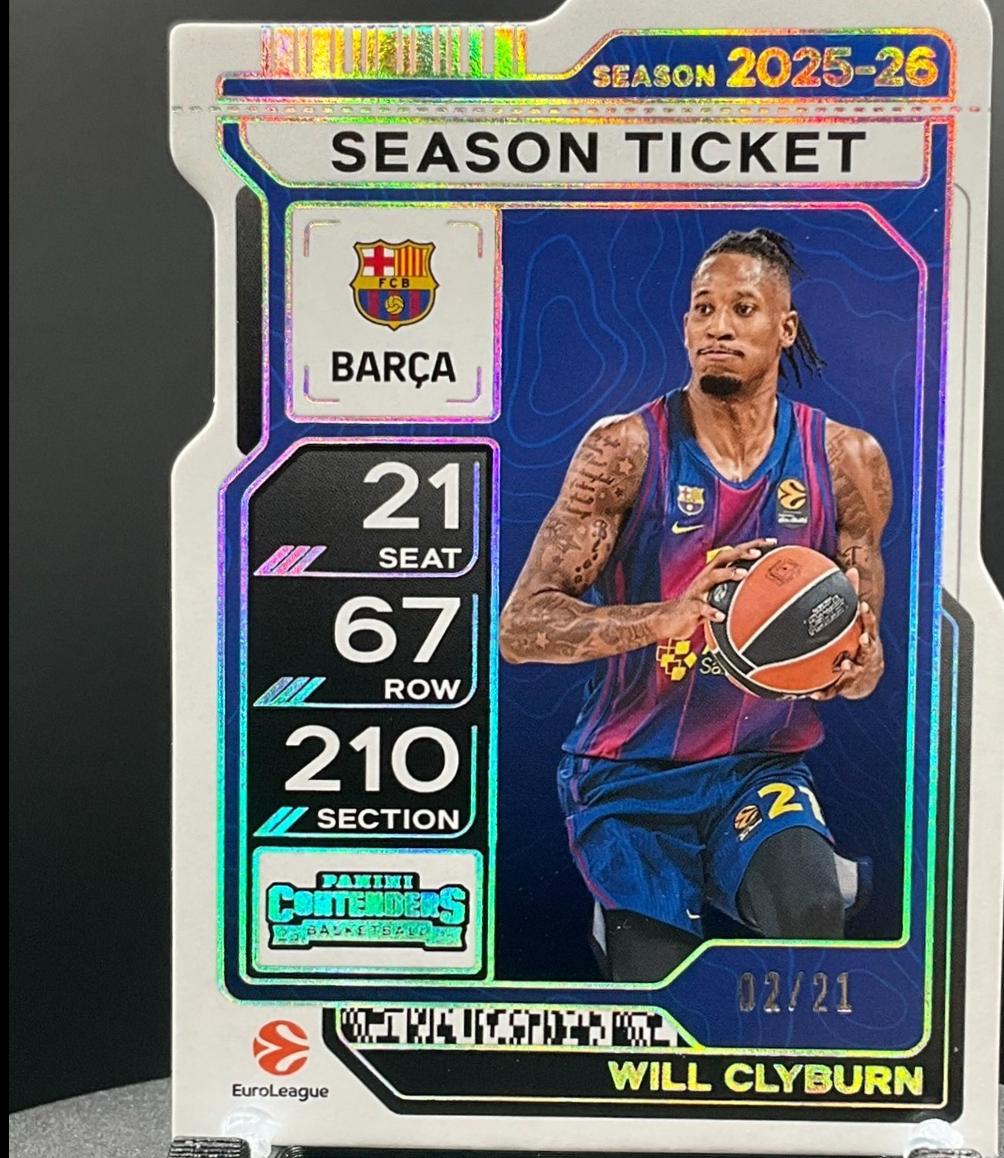 Will Clyburn [Season Ticket Stub] #21