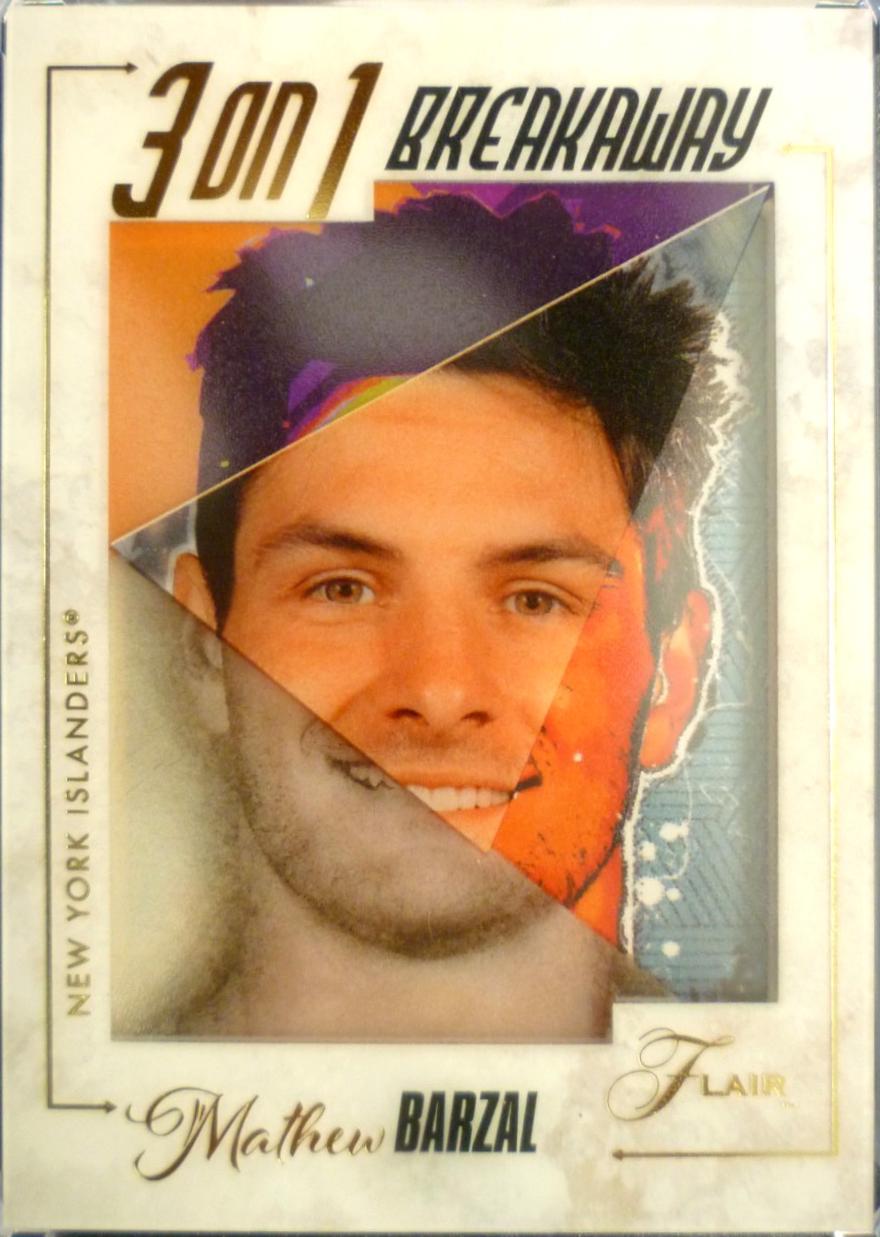 Mathew Barzal #BW-12 2025-26 Flair Hockey 3-on-1 Breakaway