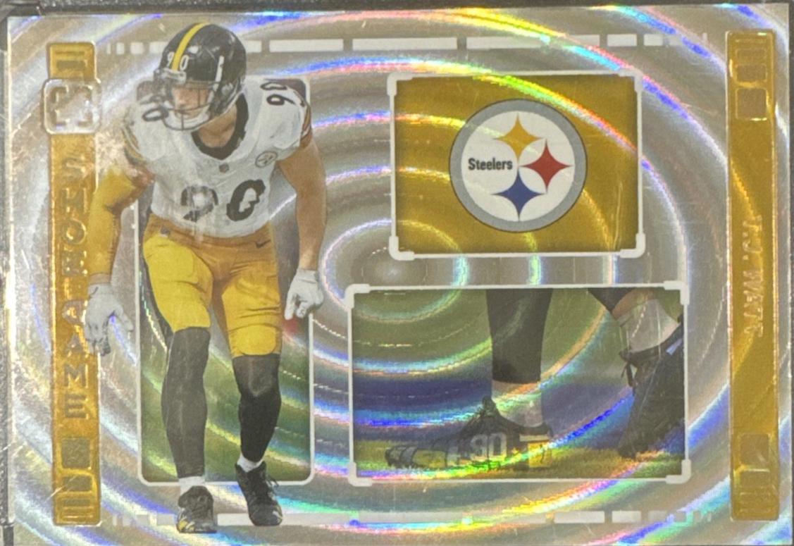 T.J. Watt #SG-TWA Football Cards 2024 Panini Photogenic The Shoe Game