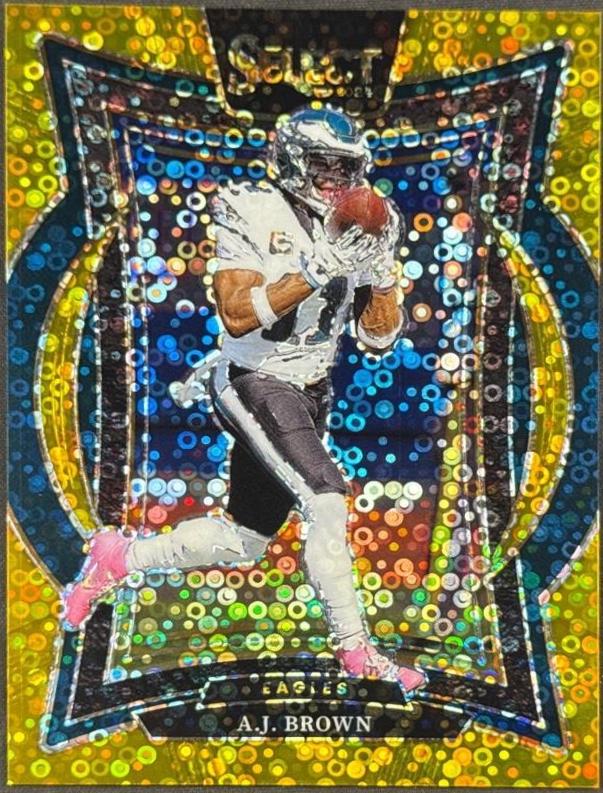 A.J. Brown [Gold Disco Prizm] #2 Prices | 2024 Panini Select
