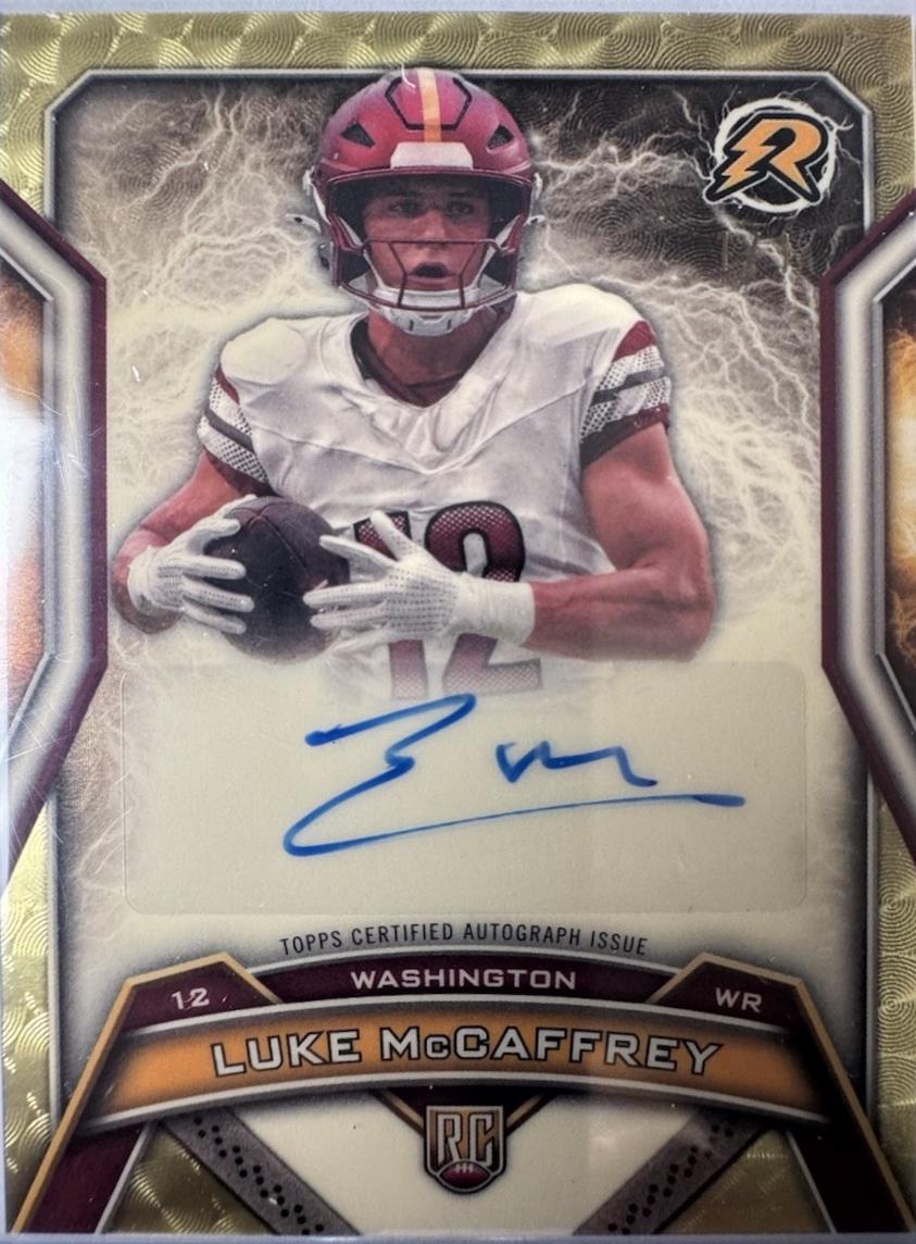 Luke McCaffrey [Superfractor] #RRS-LMC