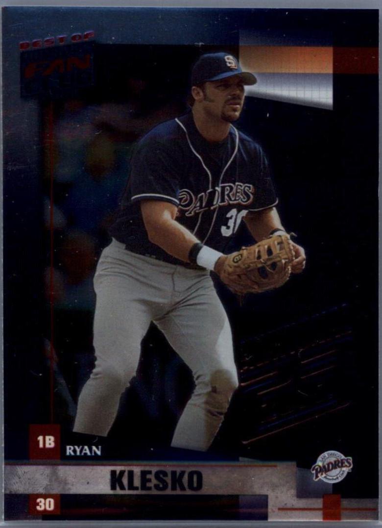 Ryan Klesko #59 Baseball Cards 2002 Donruss Best of Fan Club