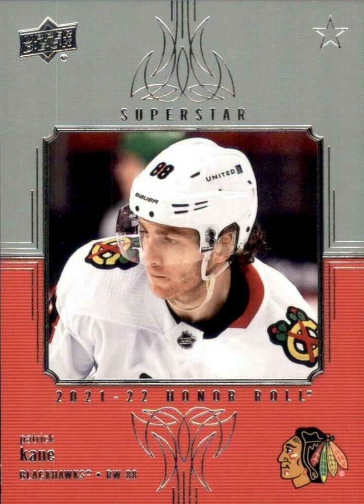 Patrick Kane #HR-13 Hockey Cards 2021 Upper Deck Honor Roll