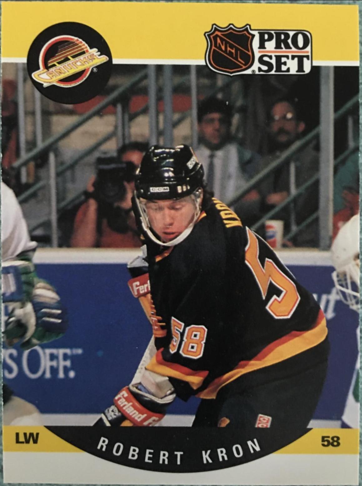 Robert Kron #642 Hockey Cards 1990 Pro Set