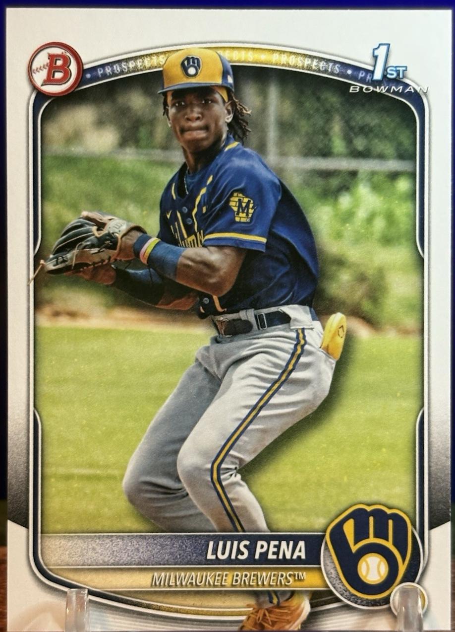 Luis Pena #BP-38 Baseball Cards 2025 Bowman Prospects