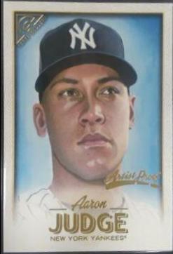 Aaron Judge #1 Baseball Cards 2018 Topps Gallery
