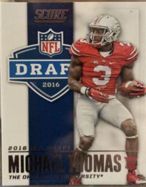Michael Thomas #7 Football Cards 2016 Panini Score NFL Draft