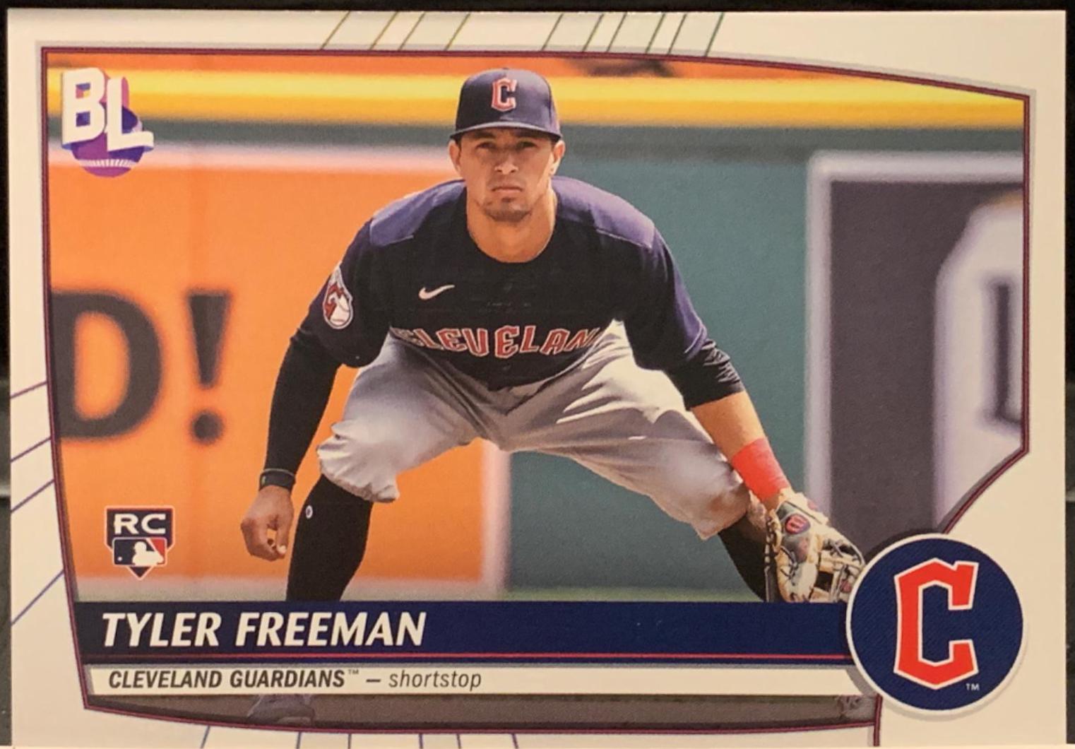 Tyler Freeman #4 Baseball Cards 2023 Topps Big League
