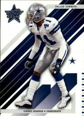 Terence Newman #26 Football Cards 2004 Leaf Rookies & Stars