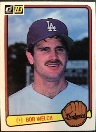 Bob Welch #410 Baseball Cards 1983 Donruss