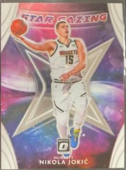 Nikola Jokic #13 Basketball Cards 2020 Panini Donruss Optic Star Gazing