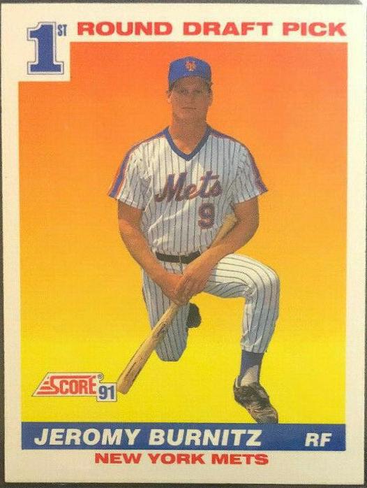 Jeromy Burnitz #380 Baseball Cards 1991 Score