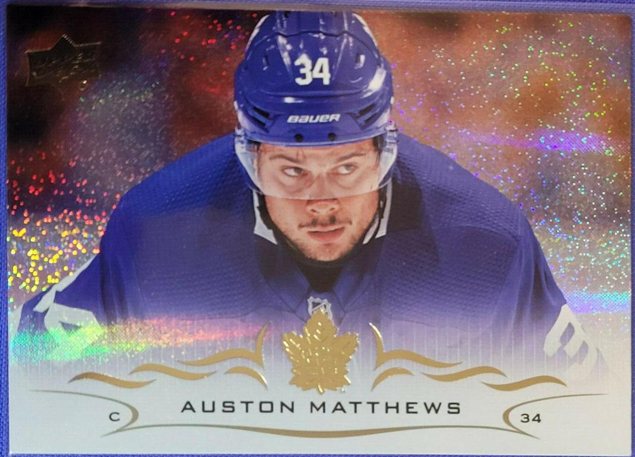 Auston Matthews #418 Hockey Cards 2018 Upper Deck