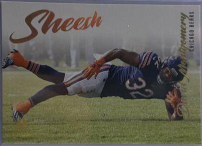 David Montgomery #SHS-DMO Football Cards 2022 Panini Luminance Sheesh
