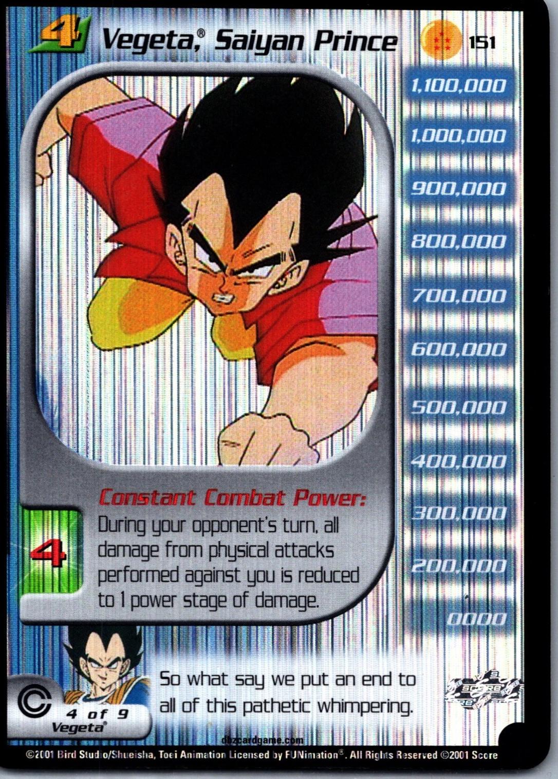 Vegeta Saiyan Prince [Foil] 151