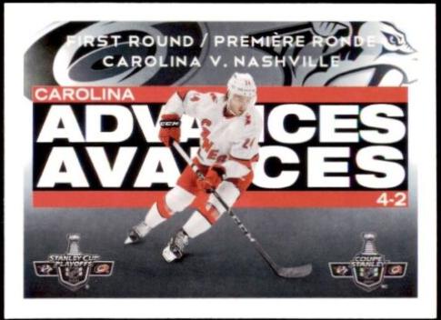 Playoffs Round 1 #7 Hockey Cards 2021 Topps NHL Sticker