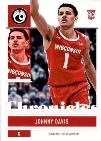Johnny Davis #14 Basketball Cards 2022 Panini Chronicles Draft Picks