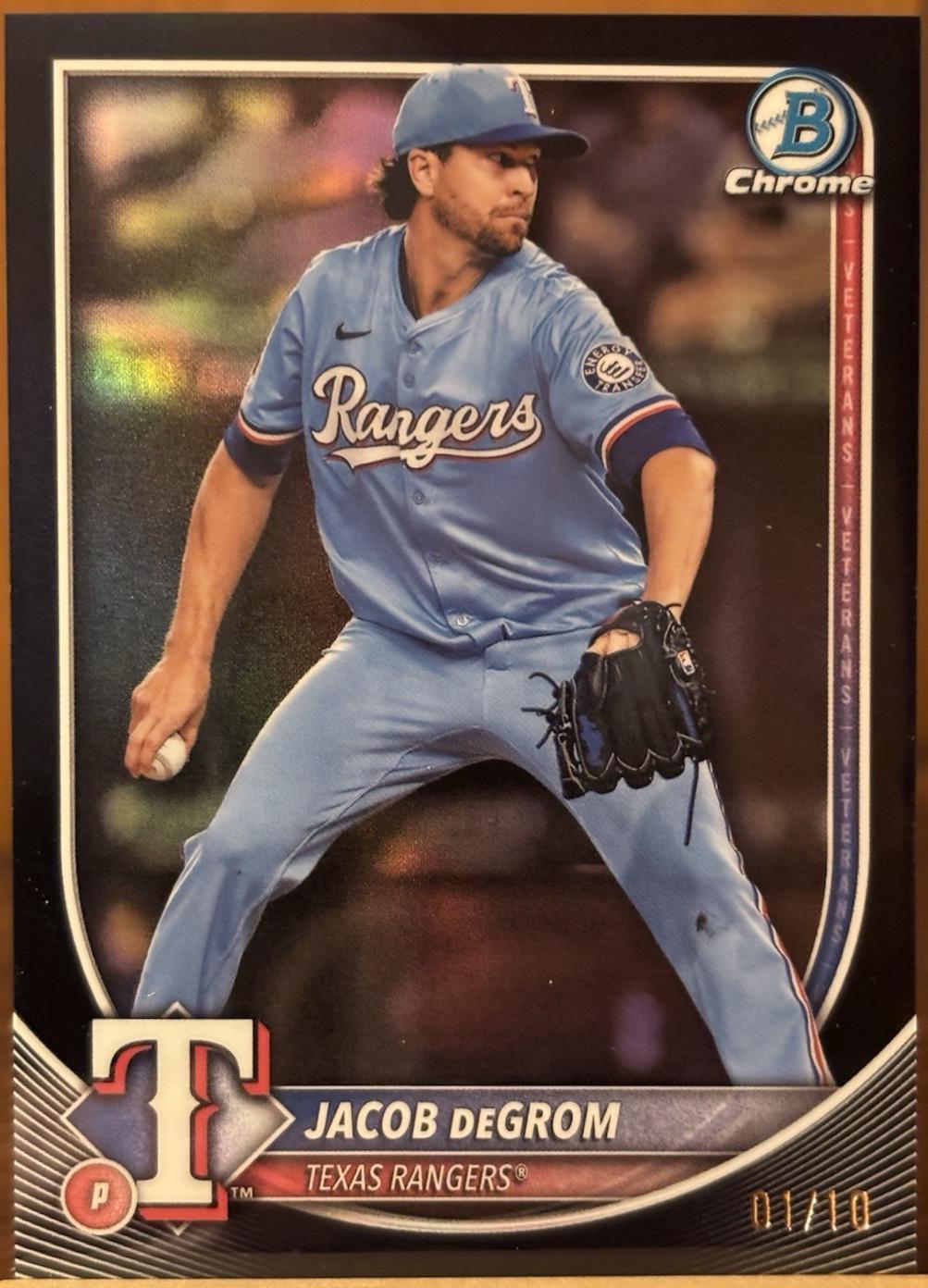 Jacob deGrom [Black Refractor] #47