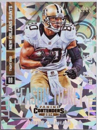 Jimmy Graham [Cracked Ice Ticket] #83