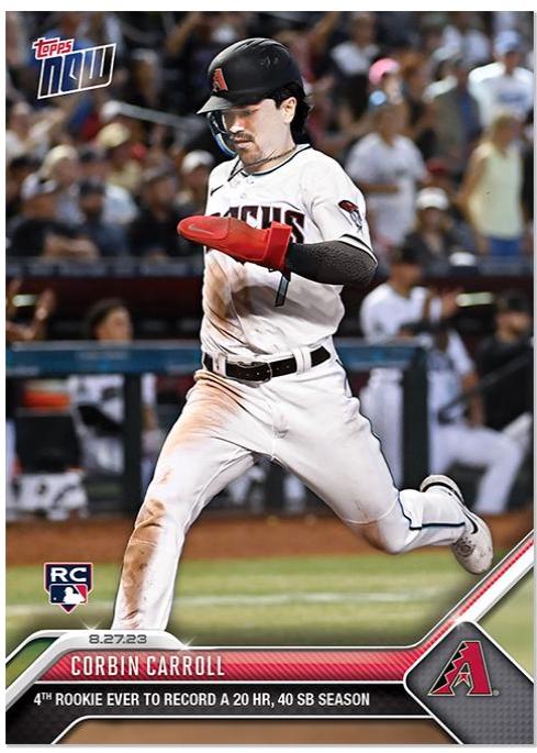 Corbin Carroll #773 Baseball Cards 2023 Topps Now