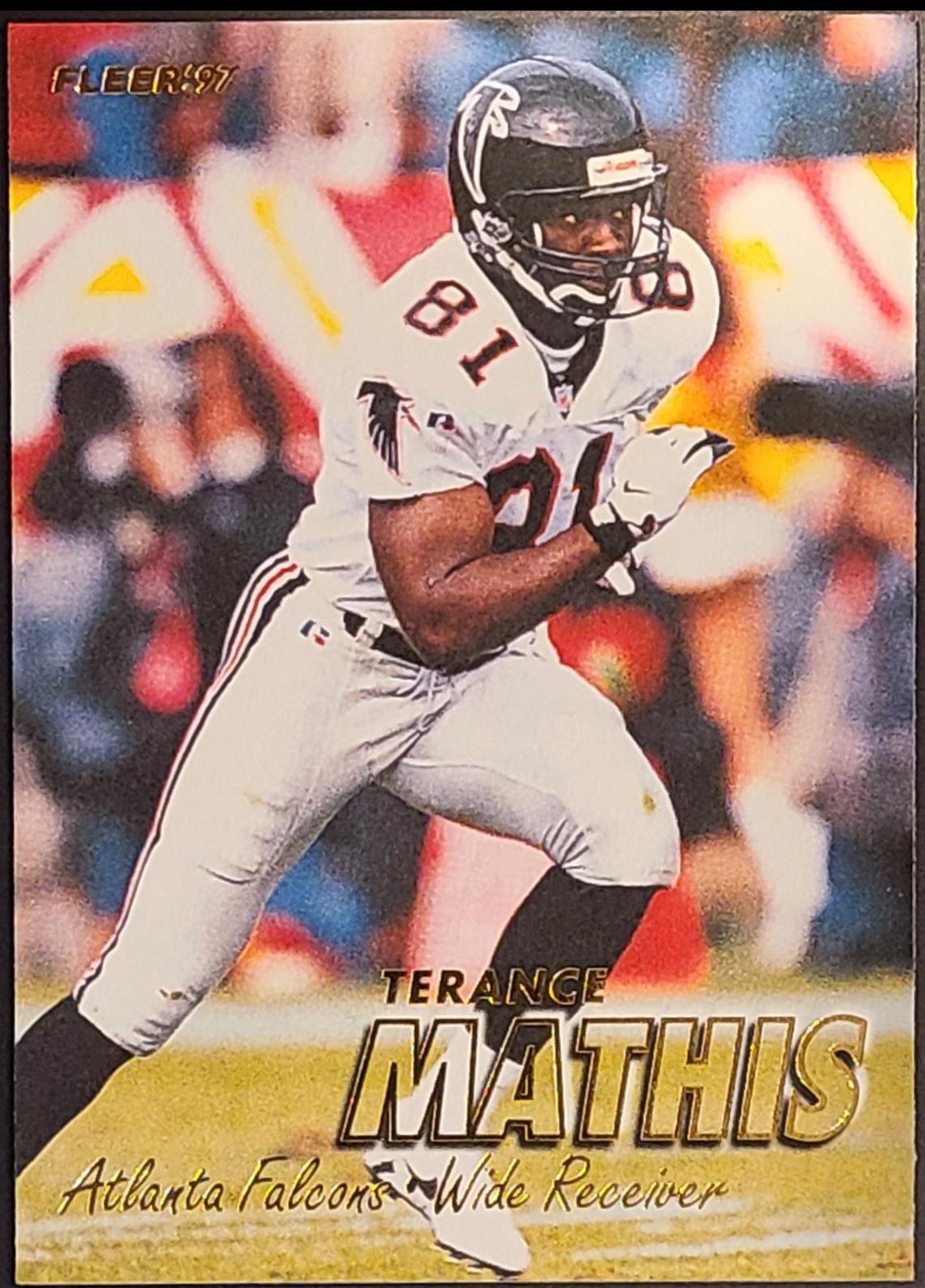 Terance Mathis #31 Football Cards 1997 Fleer