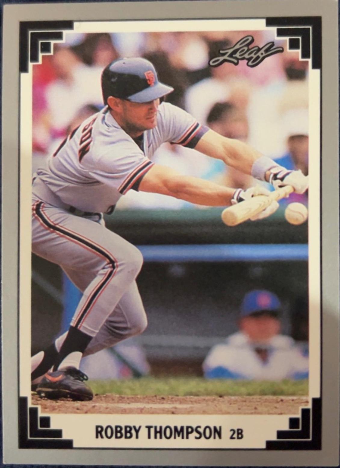 Robby Thompson #107 Baseball Cards 1991 Leaf