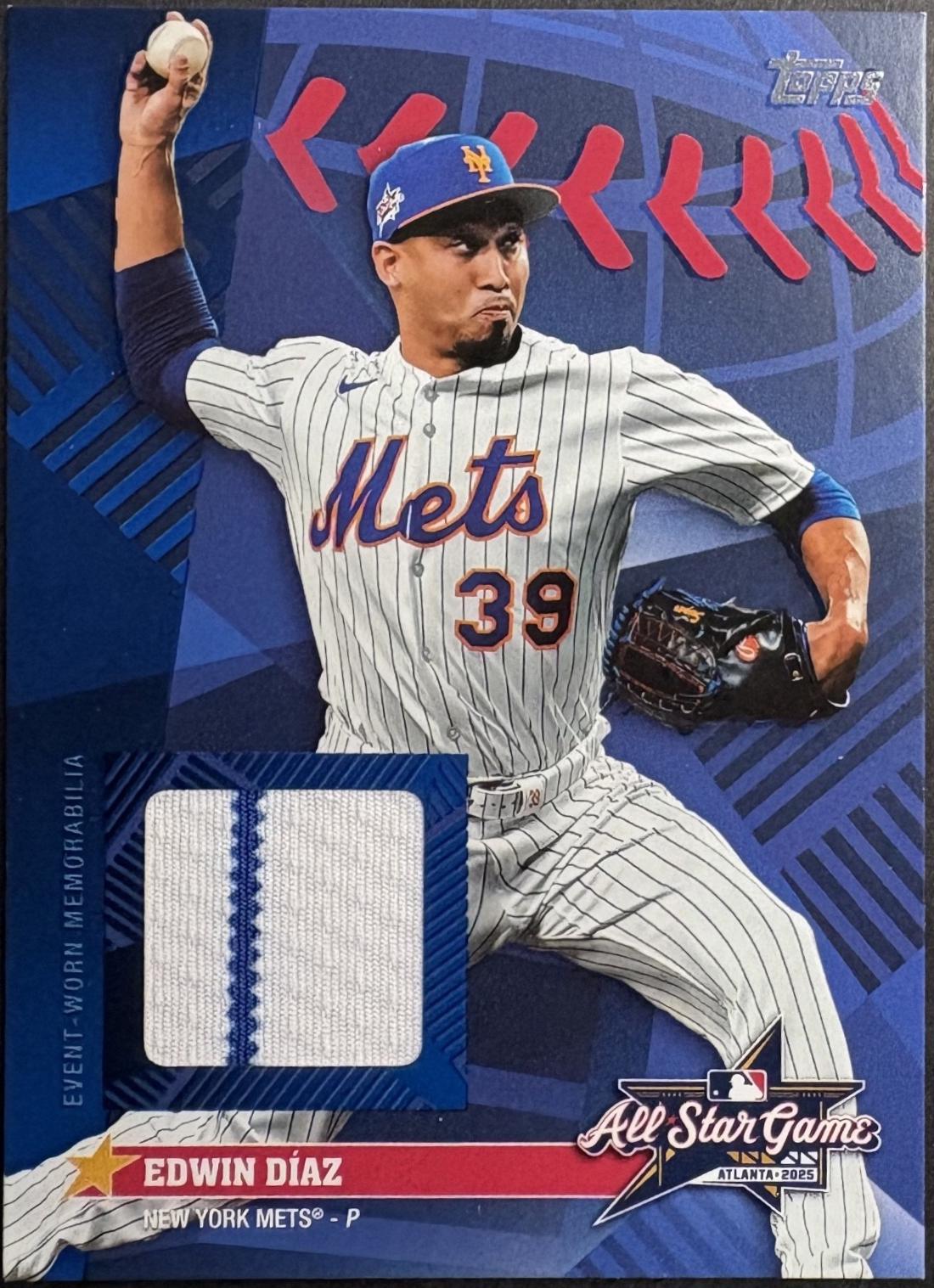 Edwin Diaz #AS-ED 2025 Topps Update All Star Stitches Baseball