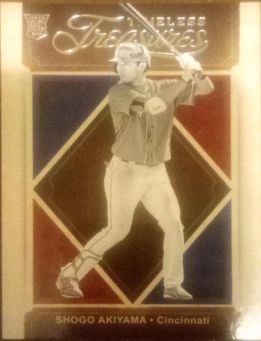 Shogo Akiyama #1 Baseball Cards 2020 Panini Chronicles Timeless Treasures