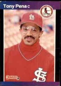 Tony Pena #163 Baseball Cards 1989 Donruss